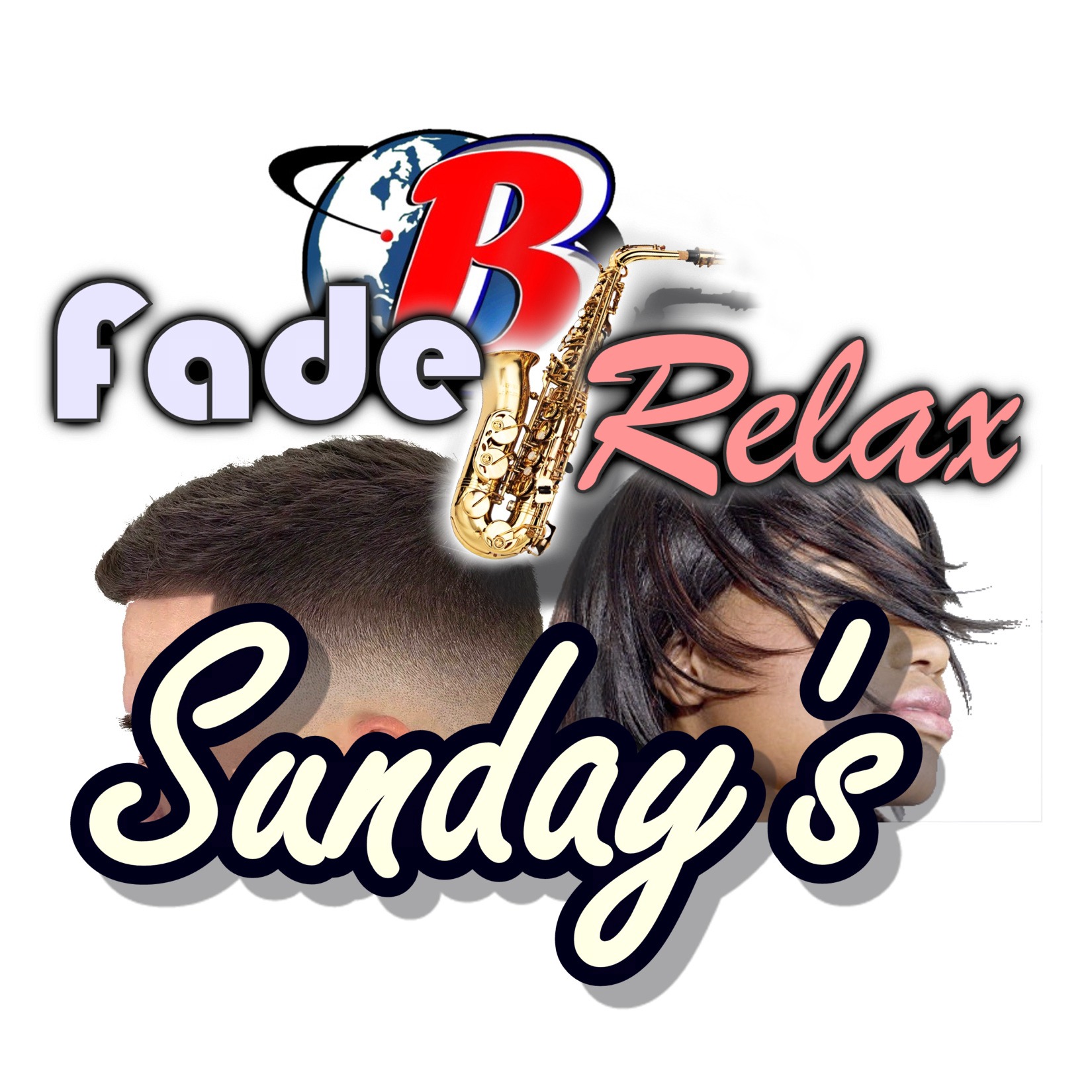Fade & Relax Sunday's logo ALTERNATE